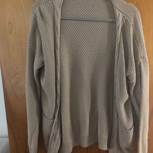 Tan/beige baggy cardigan